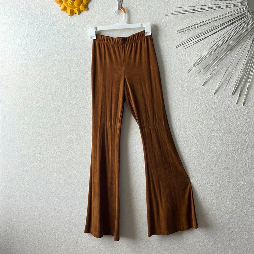Forever 21 suede flare pants